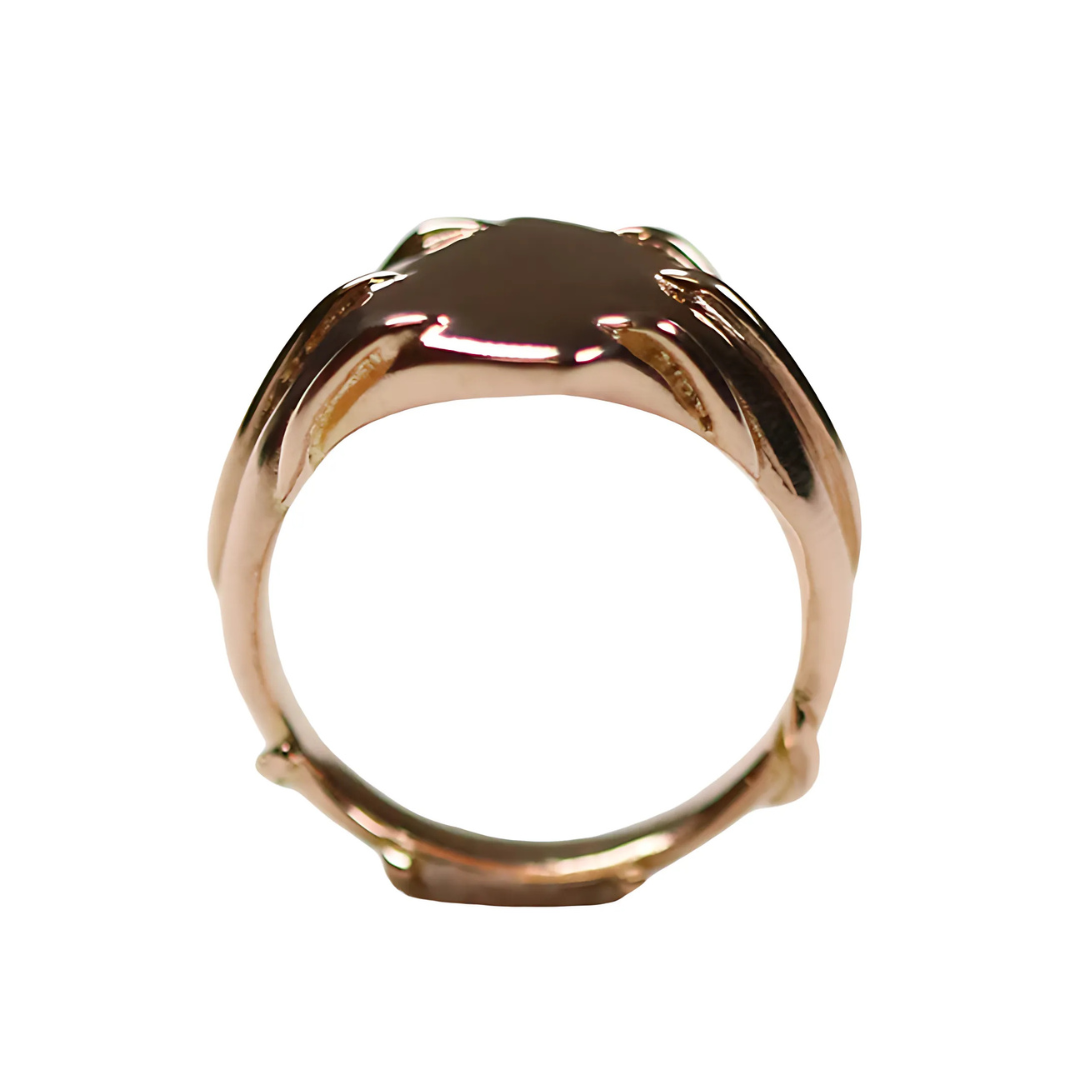 Entwine 18ct Rose Gold Signet Ring