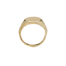 Carved 9ct Yellow Gold Signet Ring