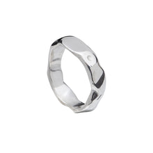 Carved Silver 6mm Ring