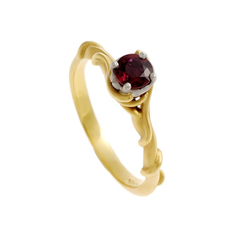 18ct yellow gold ruby engagement ring - from Jeremy's Entwine collection