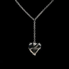 Silver locket necklace - Entwine collection