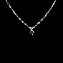 Entwine sky blue topaz necklace