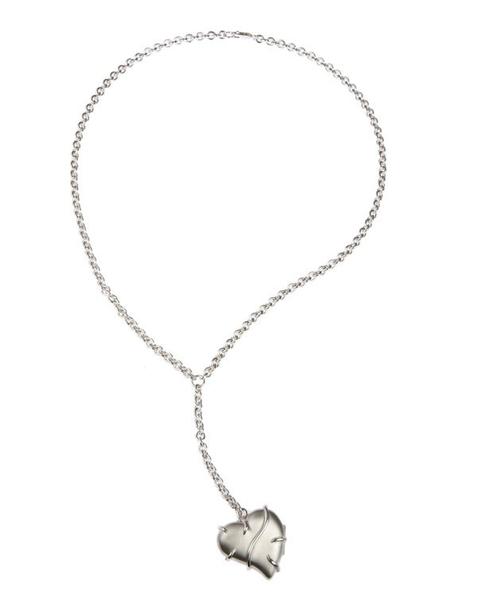 Entwine Silver Large Heart Locket Necklace