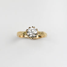 18ct gold forest ring - 1 carat diamond