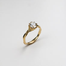 18ct gold forest ring - 1 carat diamond