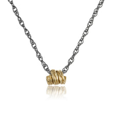 Forest Gold Plated Silver Curl Necklace