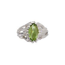 Forest Silver Marquise Gemstome Ring