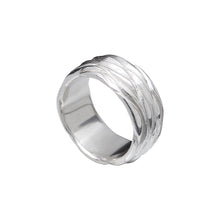 Forest Silver 10mm Ring