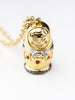 9ct Gold Russian Doll Ruby Necklace