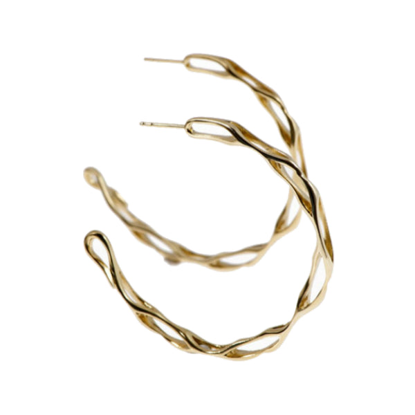 Libertine 9ct Gold Hoops