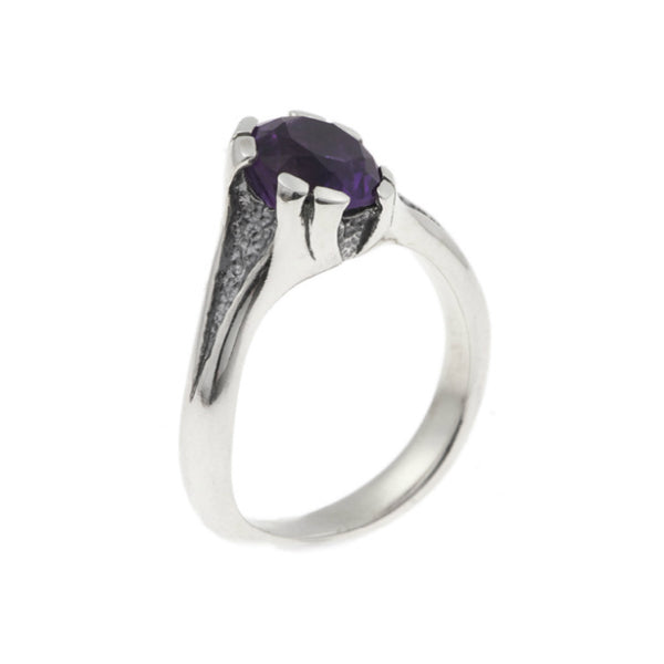 Libertine Silver Round Semi Precious Ring