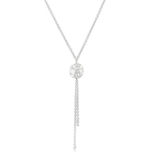 This necklace measures 18” in length with an additional 1.5” drop, and features a 1.5mm Moon bead and two tiny textured end beads.