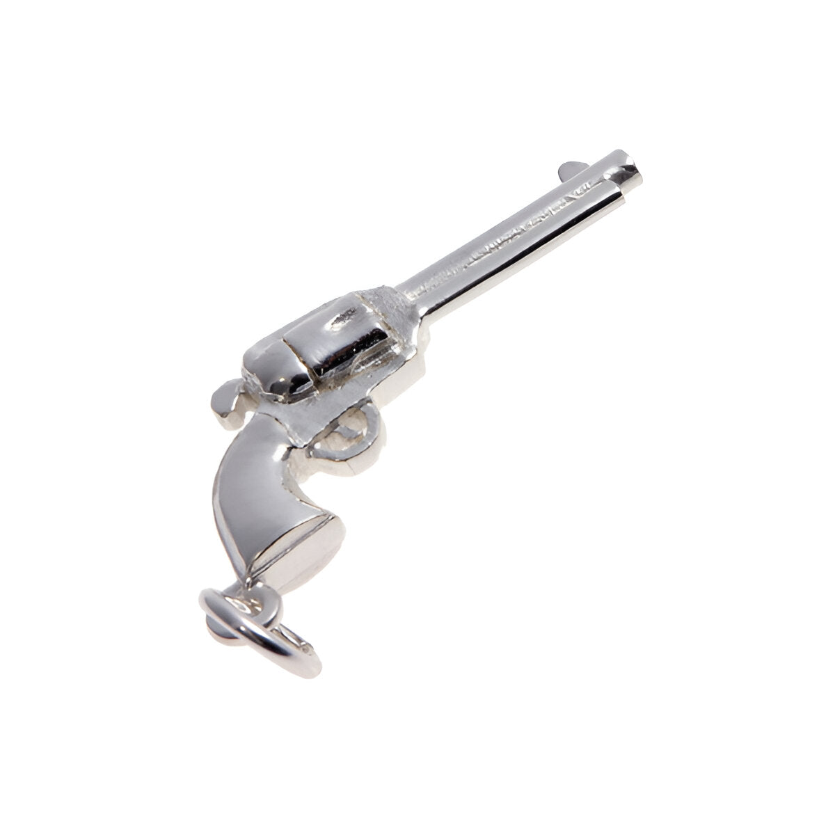 Silver Cowboy Gun Charm