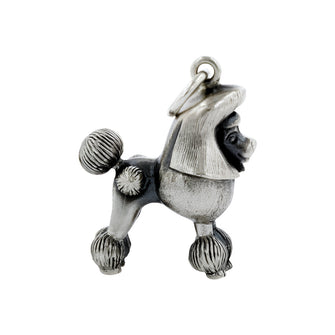 One from a series of five dog charms, Doodle the poodle, named by Jeremy's daughter, measures approximately 20mm x 20mm and is handmade in solid silver.