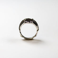 Entwine silver signet ring