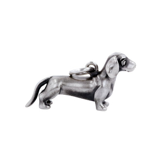 Named after, and inspired by Jeremy's own dachshund, the silver Frank charm measures 30mm in length.