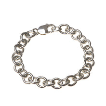 Heavy silver bracelet chain