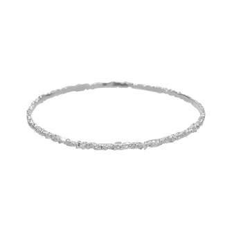 Luna Silver Bangle