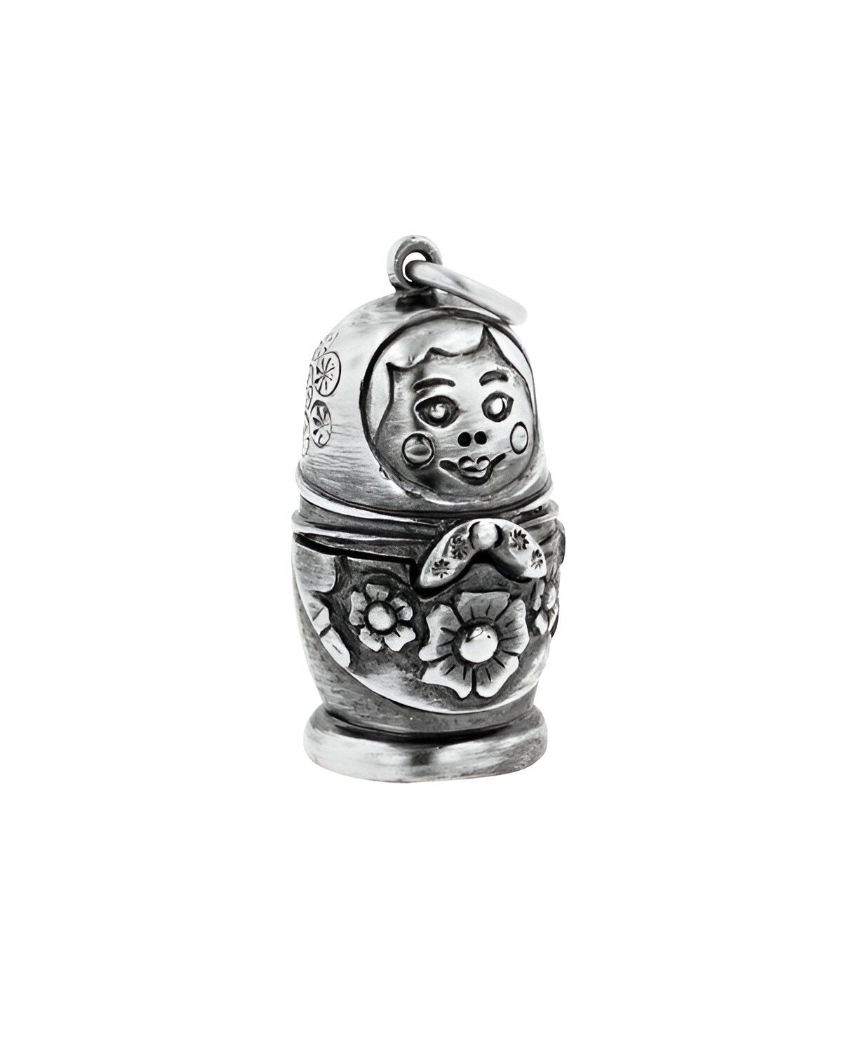 Silver Russian Doll Charm