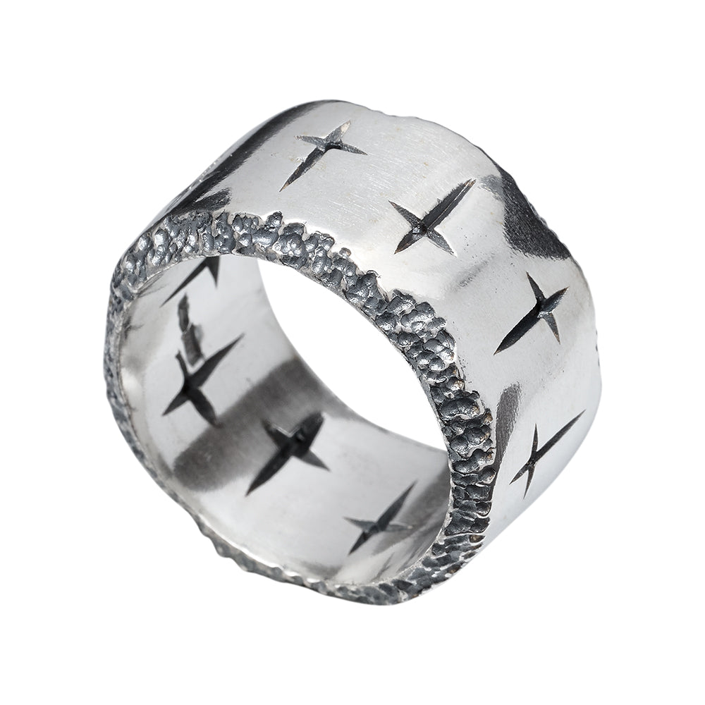 Trinity Silver 14mm Ring