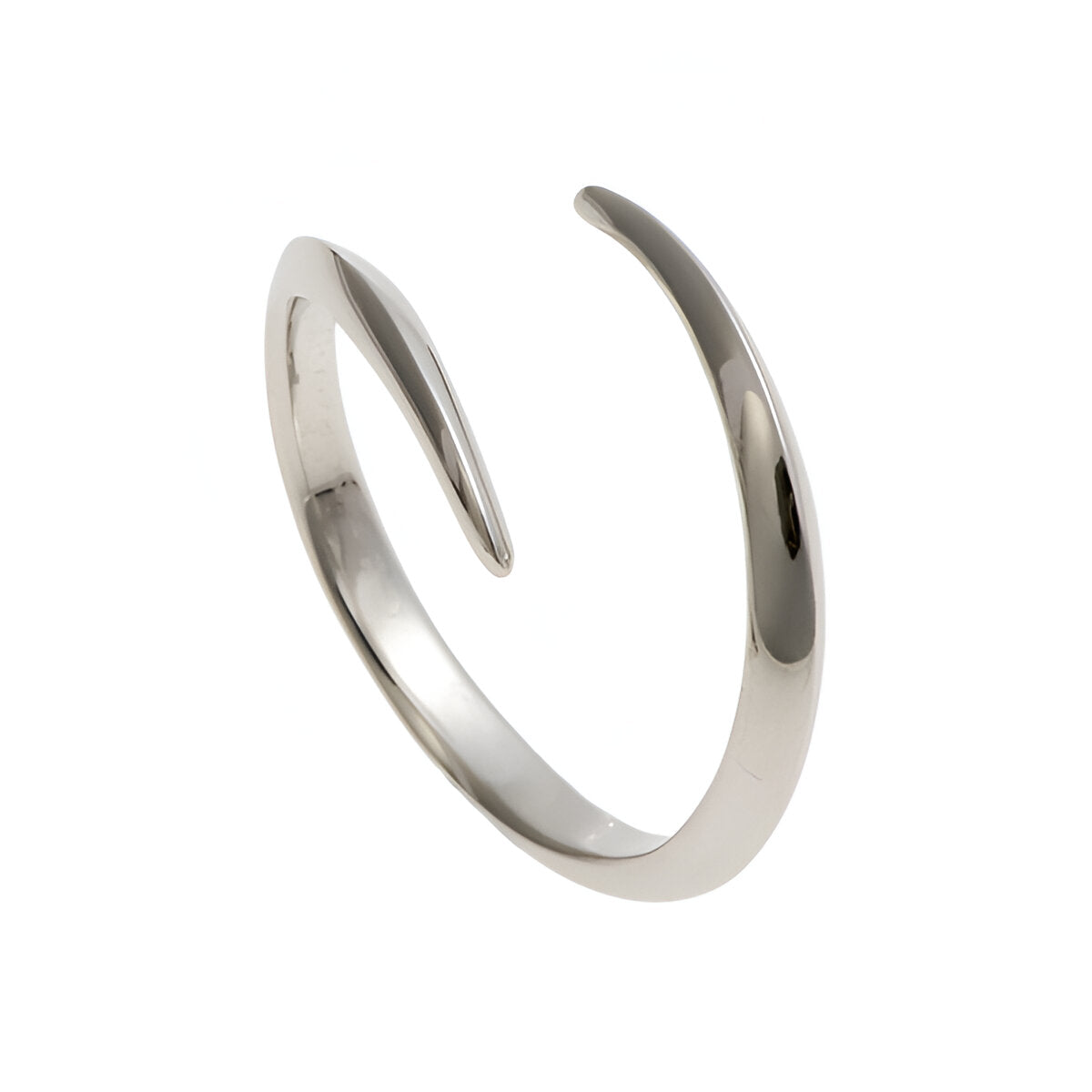 Handmade in a choice of 18ct white, yellow or rose gold, this ring measures 3.5mm at its widest point and tapers to 3mm.