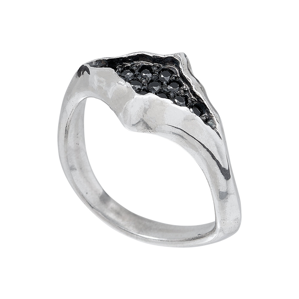 Triffid Silver Marquise Cubic Zirconia Ring