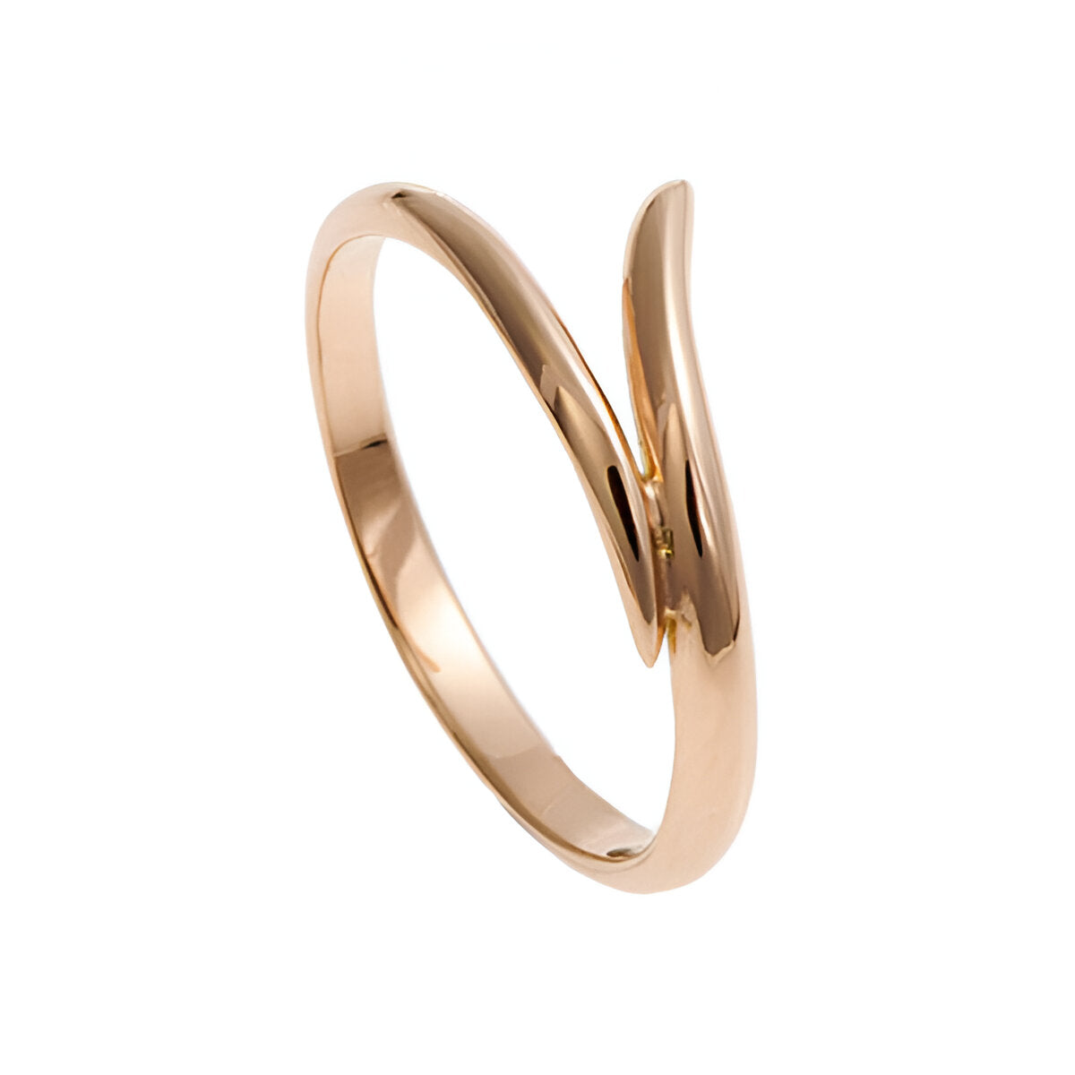 Tulip 18ct Gold Wedding Ring. Handmade in 18ct rose gold.