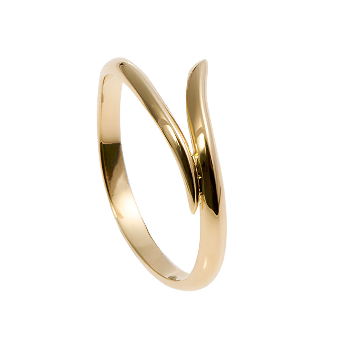 Tulip 18ct Gold Wedding Ring. Handmade in 18ct yellow gold.