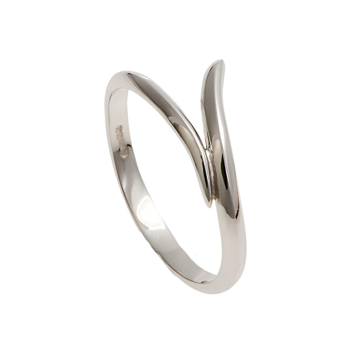 Tulip Platinum Wedding Ring. Handmade in platinum.