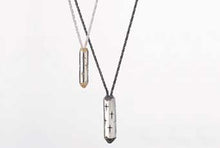 Trinity Gold Plated Silver Cylinder Necklace